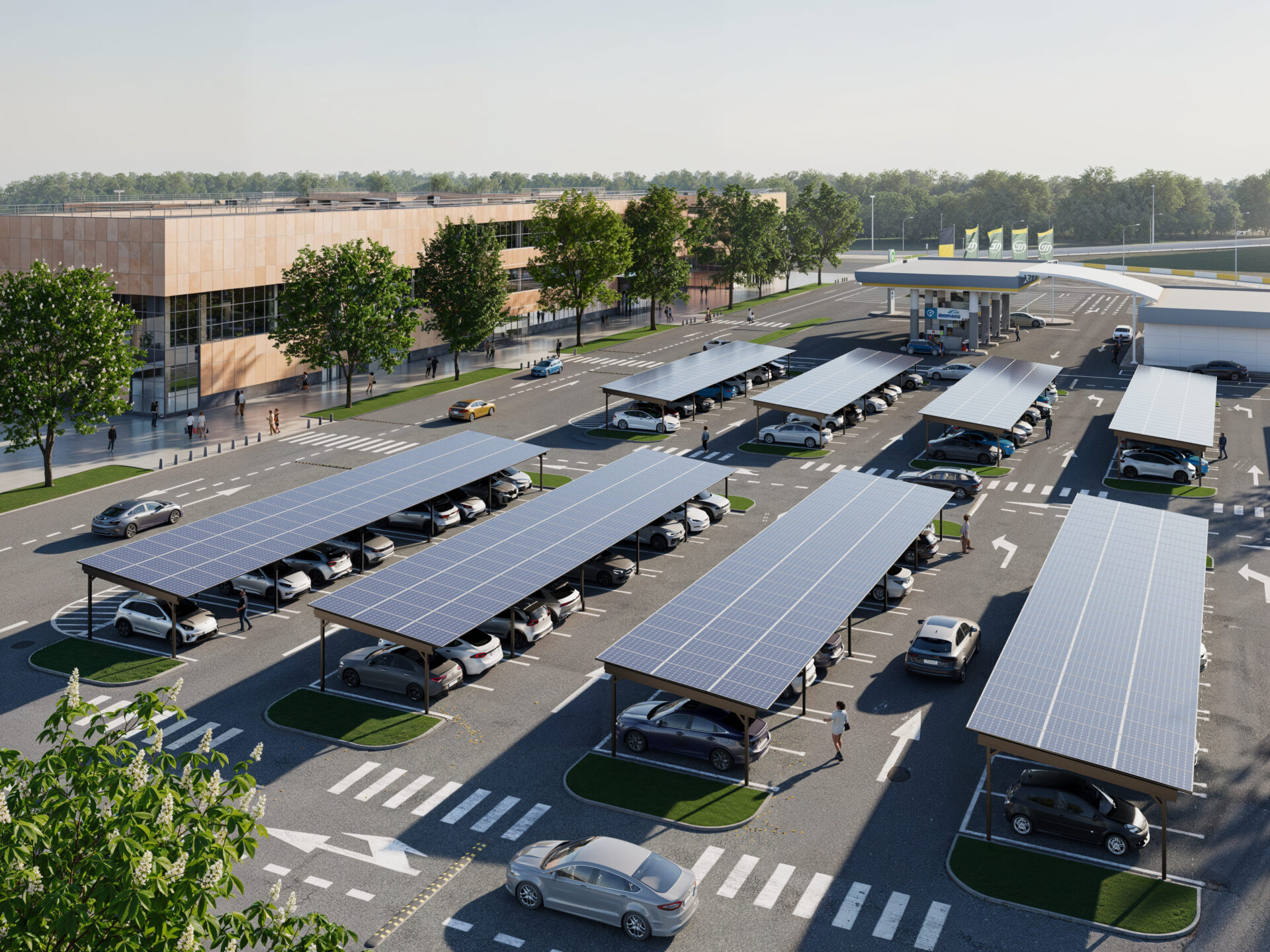 NANO_PARKING2 Carporty parkingi AmonRa